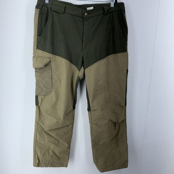 Rascher Loden Mens 38 EU58 Brush Briar Pants Hunting Outdoor Cargo Lined Gorp